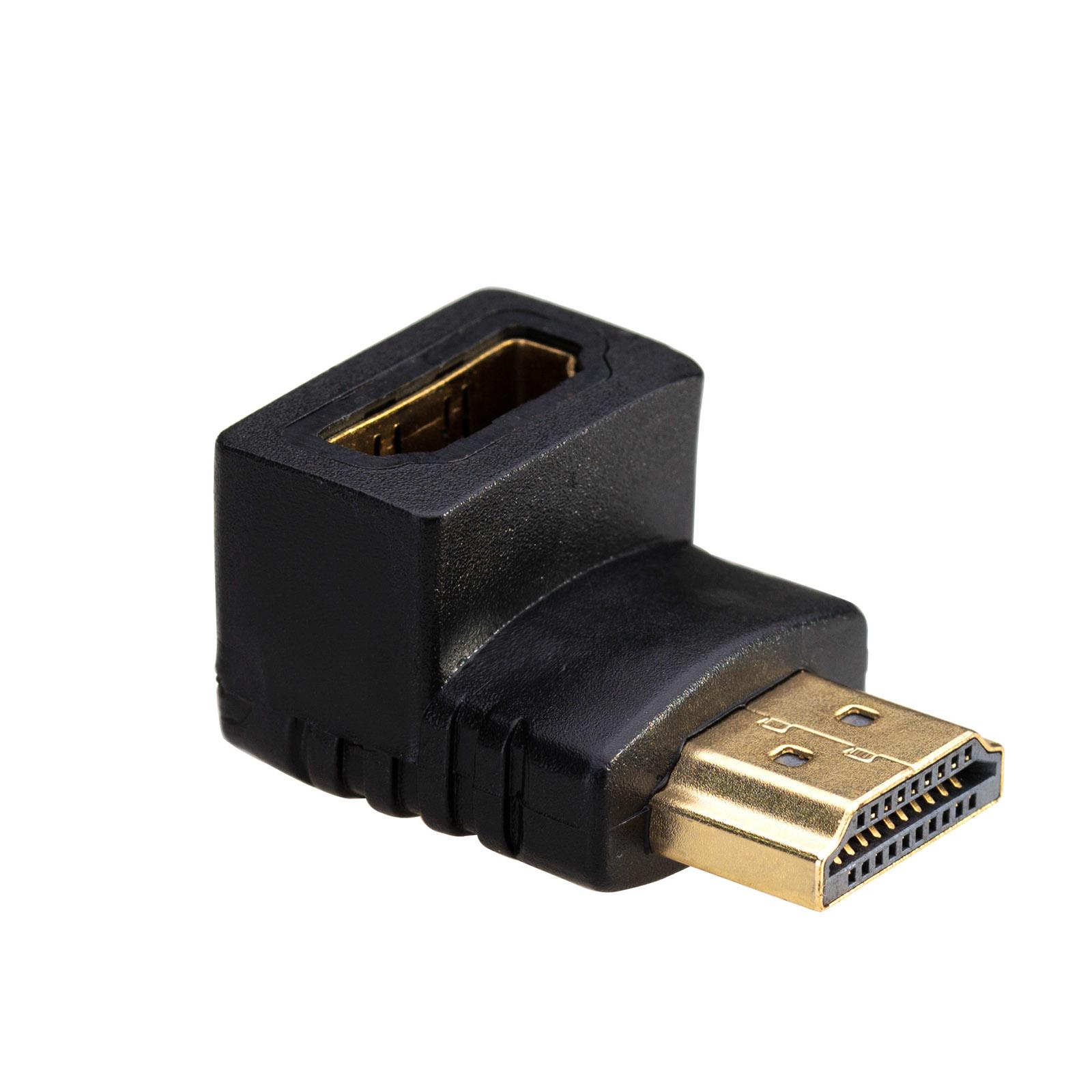 Akyga adapteris AK-AD-01 90° HDMI (m) / HDMI (f) kampas