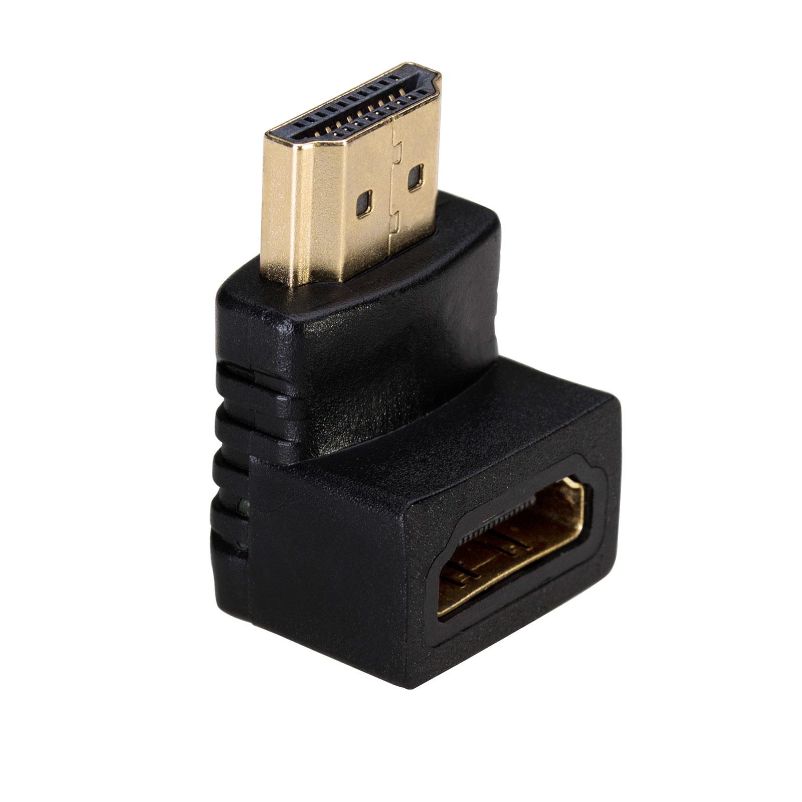 Akyga adapteris AK-AD-01 90° HDMI (m) / HDMI (f) kampas