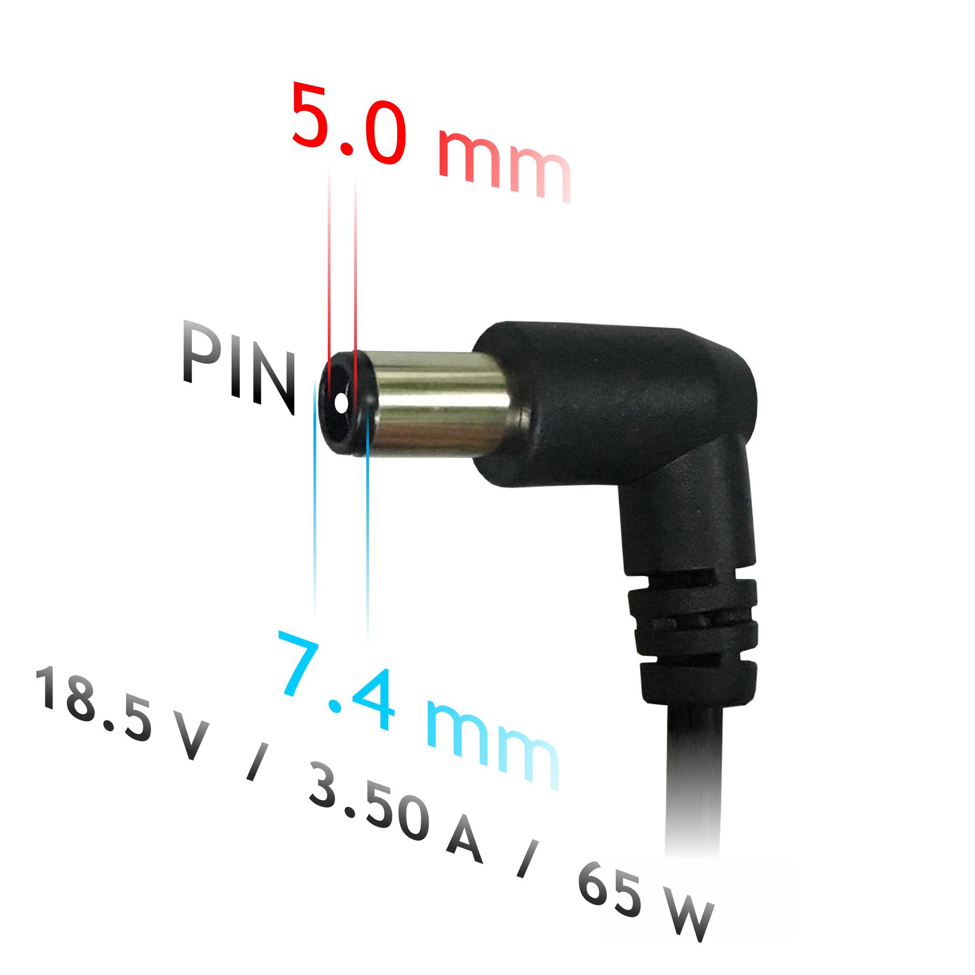 Kintamosios srovės adapteris akyga ak-nd-03 nešiojamam kompiuteriui Compaq, AG (18,5 v; 3,5 a; 65w; 7,4 mm x 5 mm)
