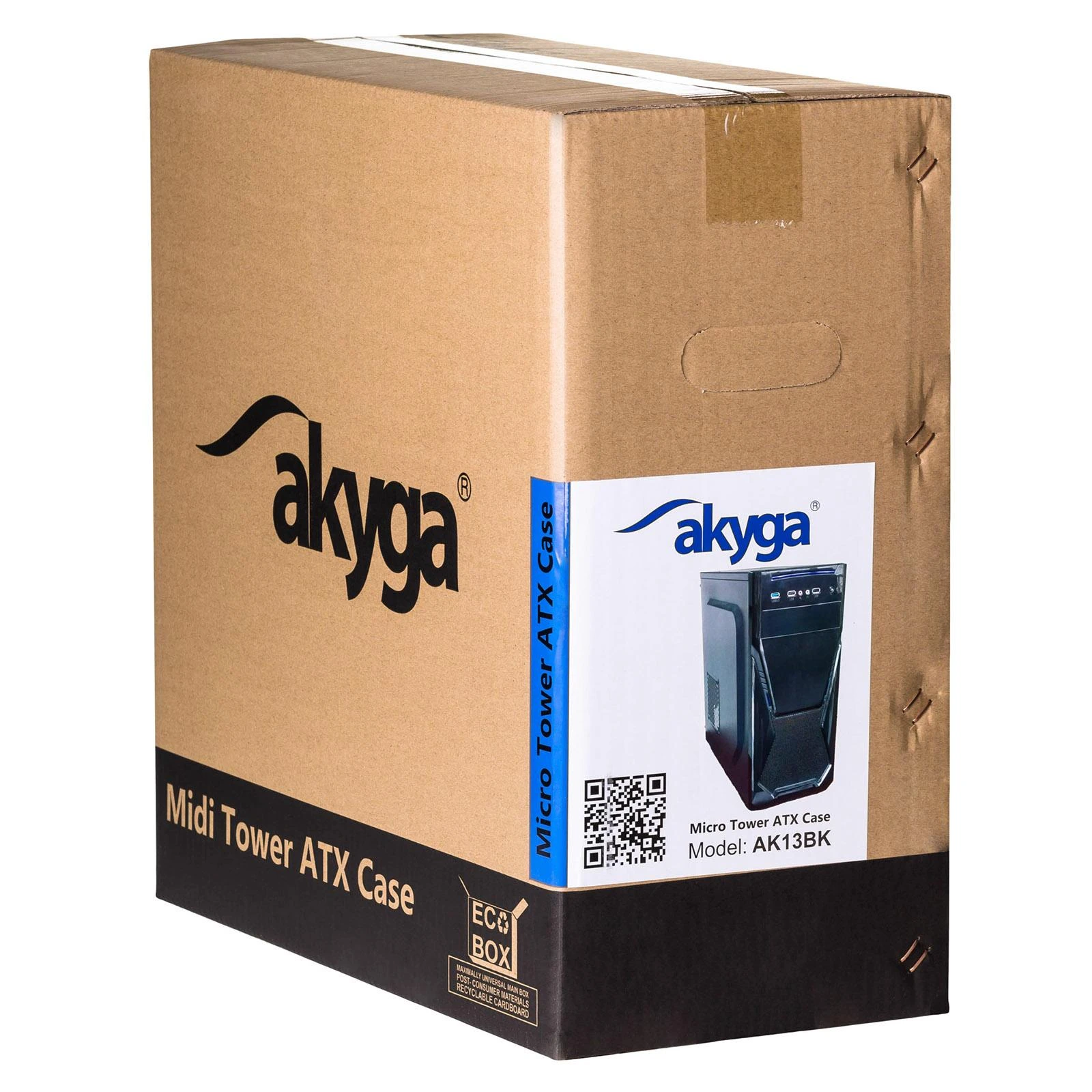 Kompiuterio Korpusas - Akyga AK13BK Micro Tower Juodas