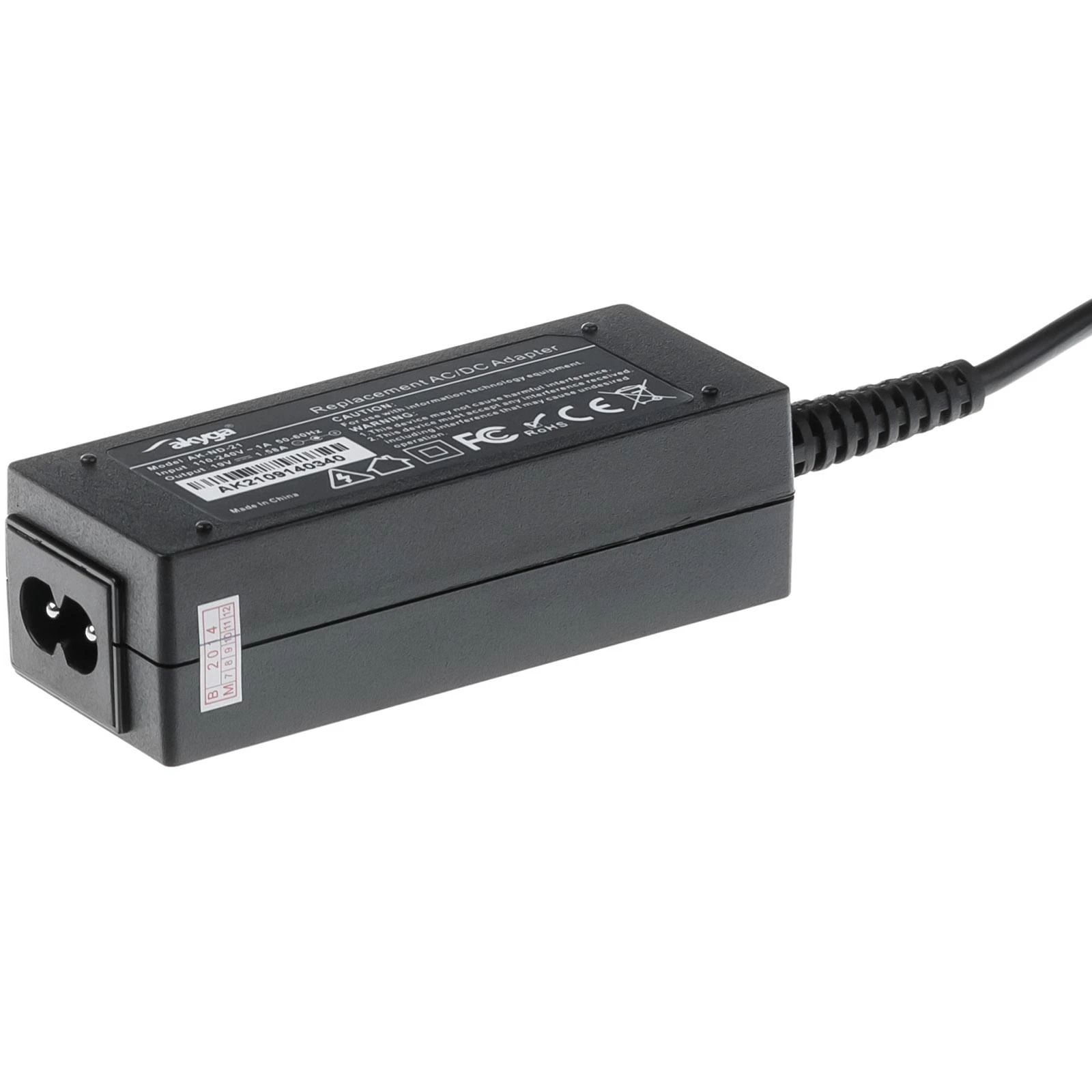 Nešiojamojo kompiuterio pakrovėjas Akyga AK-ND-21 (19V / 1.58A 30W 5.5 x 1.7mm) ACER 1.2m