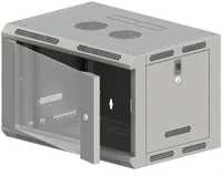 Alantec SW-6U-600-600-N-DSJ-OP-RP-B-S Prie sienos montuojama spintelė 19" 6U 600x600