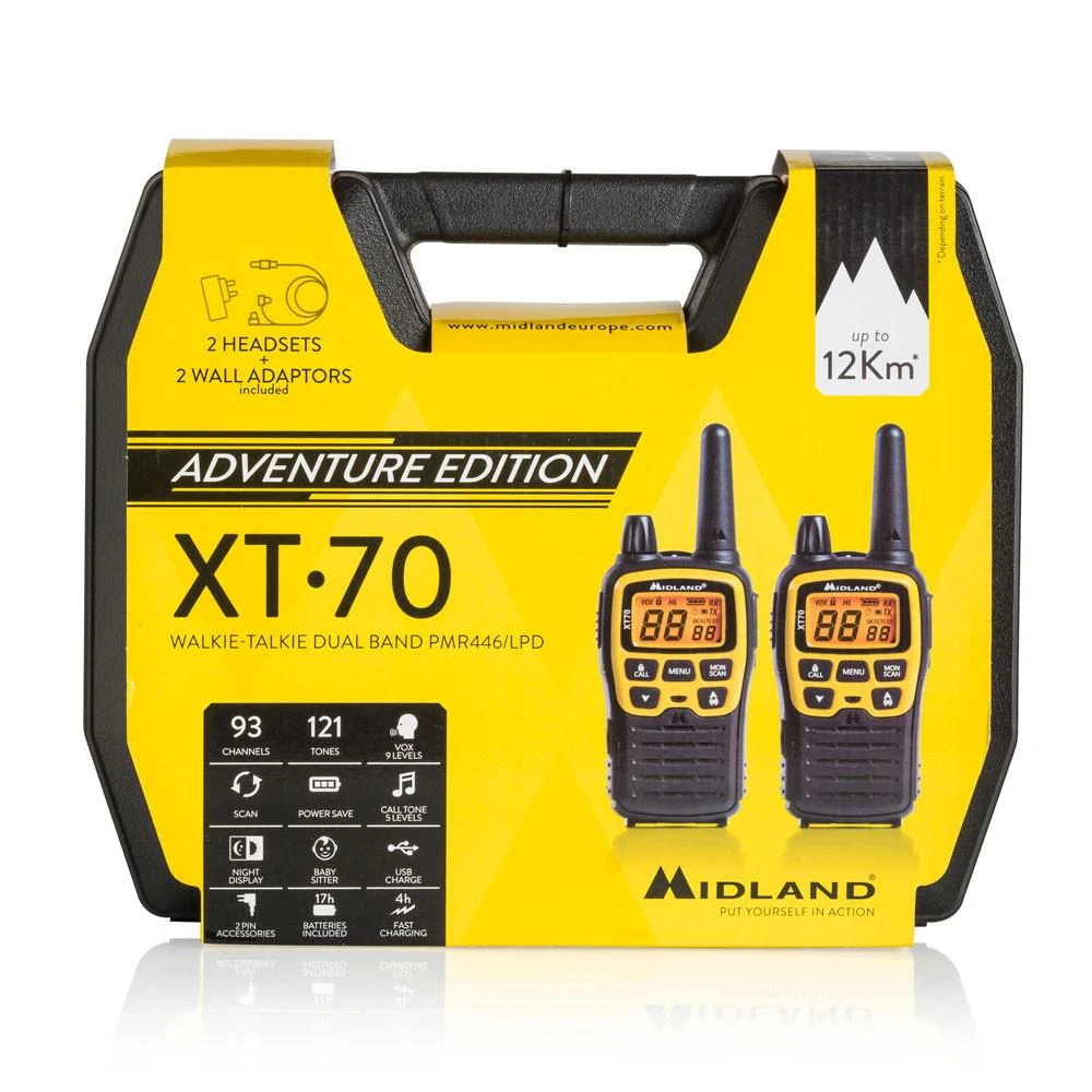 Radijo stotelė - racija Midland Albrecht XT70 Adventure