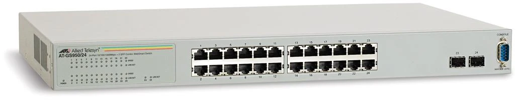 Šakotuvas Allied Telesis L2 WS GE 24 P su 4 SFP - 990-003646-50 LT