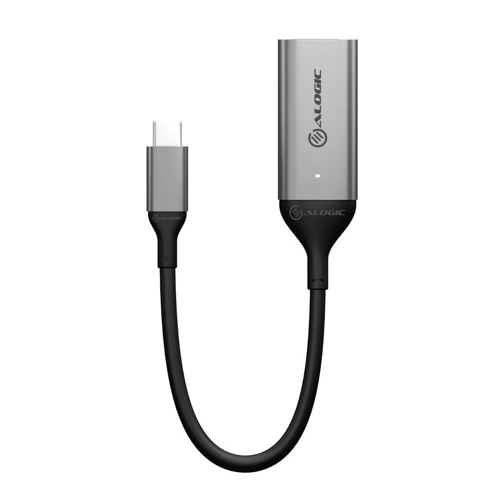 Alogic USB-C į DisplayPort adapteris su pilku korpusu