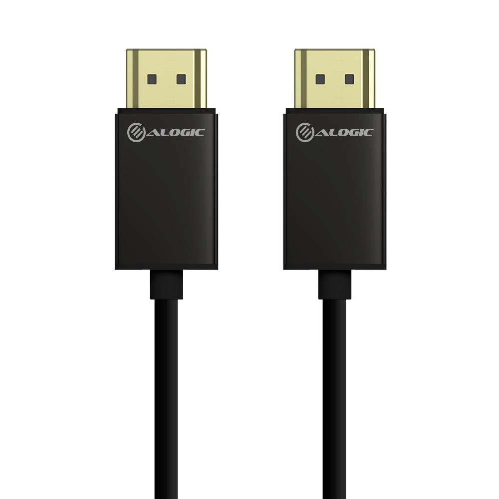 Alogic HDMI kabelio antgaliai su logotipu