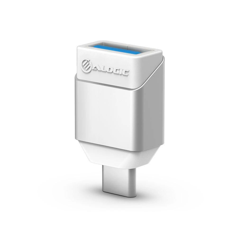 Alogic USB-A į USB-C adapteris, sidabrinis
