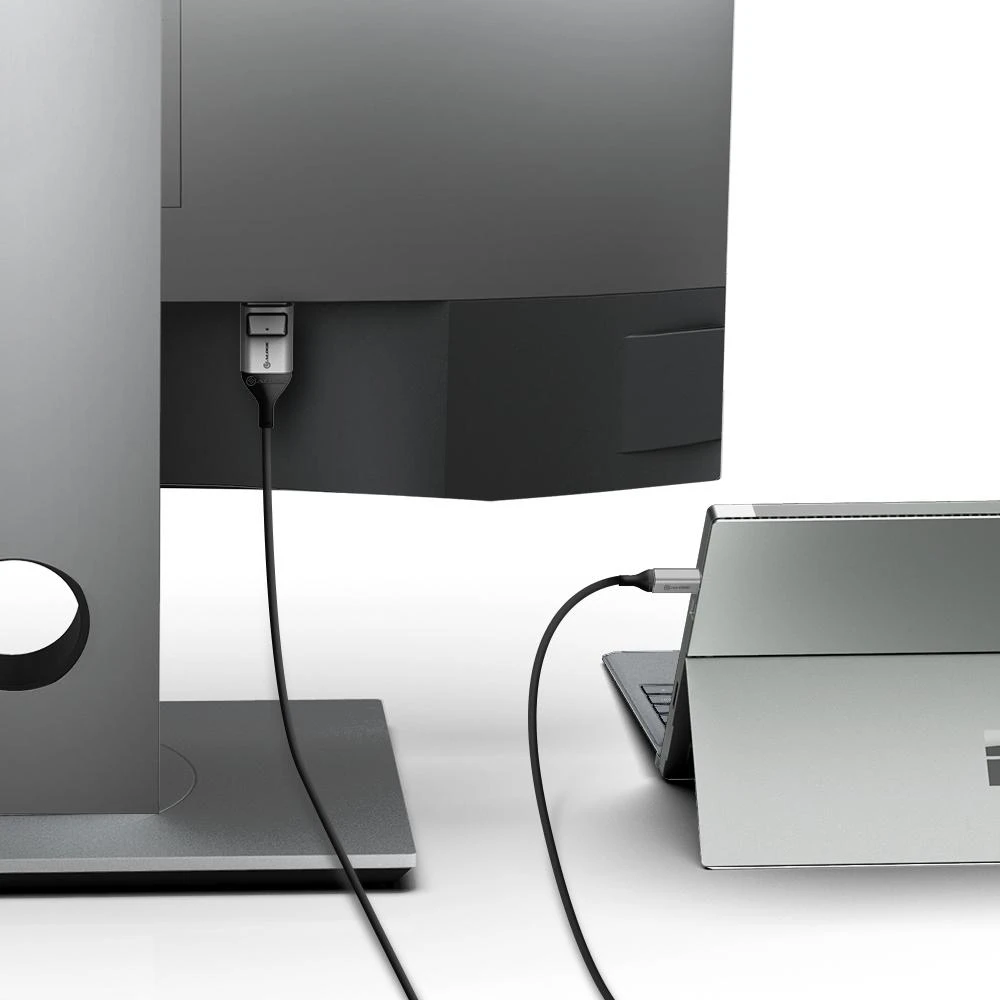 DisplayPort laidas jungiantis monitorių ir planšetę