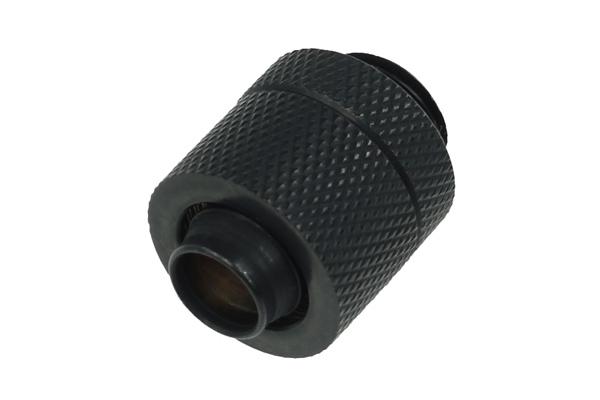 „Alphacool HF“ tiesus jungtis G1/4 colio AG į 13/10 mm - juodas