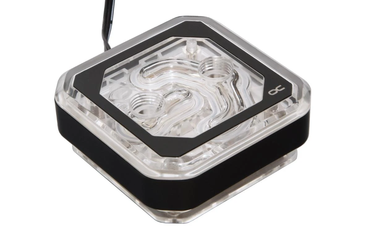 Alphacool Eisblock XPX Aurora CPU – Acryl Juodas Digital RGB