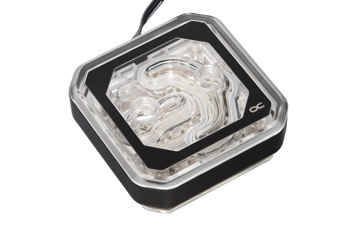 Alphacool Eisblock XPX Aurora CPU – Acryl Juodas Digital RGB