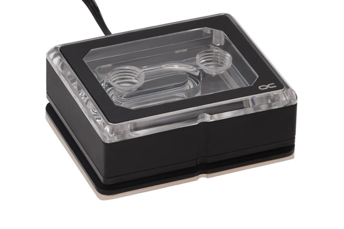 Alphacool Eisblock XPX Aurora Pro CPU – Acrylic Juodas Digital RGB