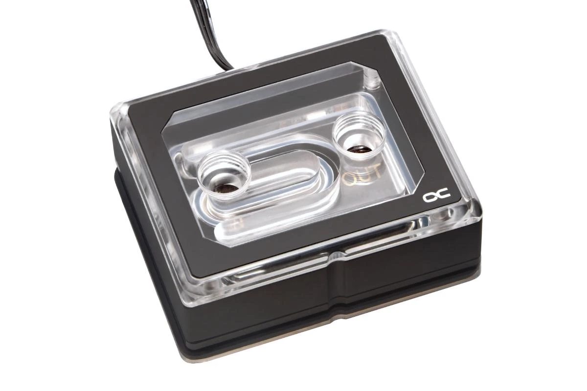 Alphacool Eisblock XPX Aurora Pro CPU – Acrylic Juodas Digital RGB