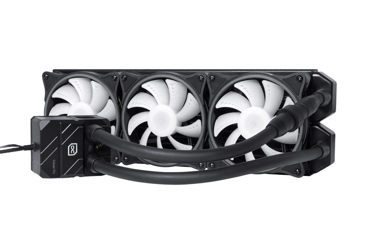 Alphacool Eisbaer Pro Aurora 360 Procesorius Viskas viename skysčių aušintuvas 12 cm Juodas, Baltas 1 vnt.