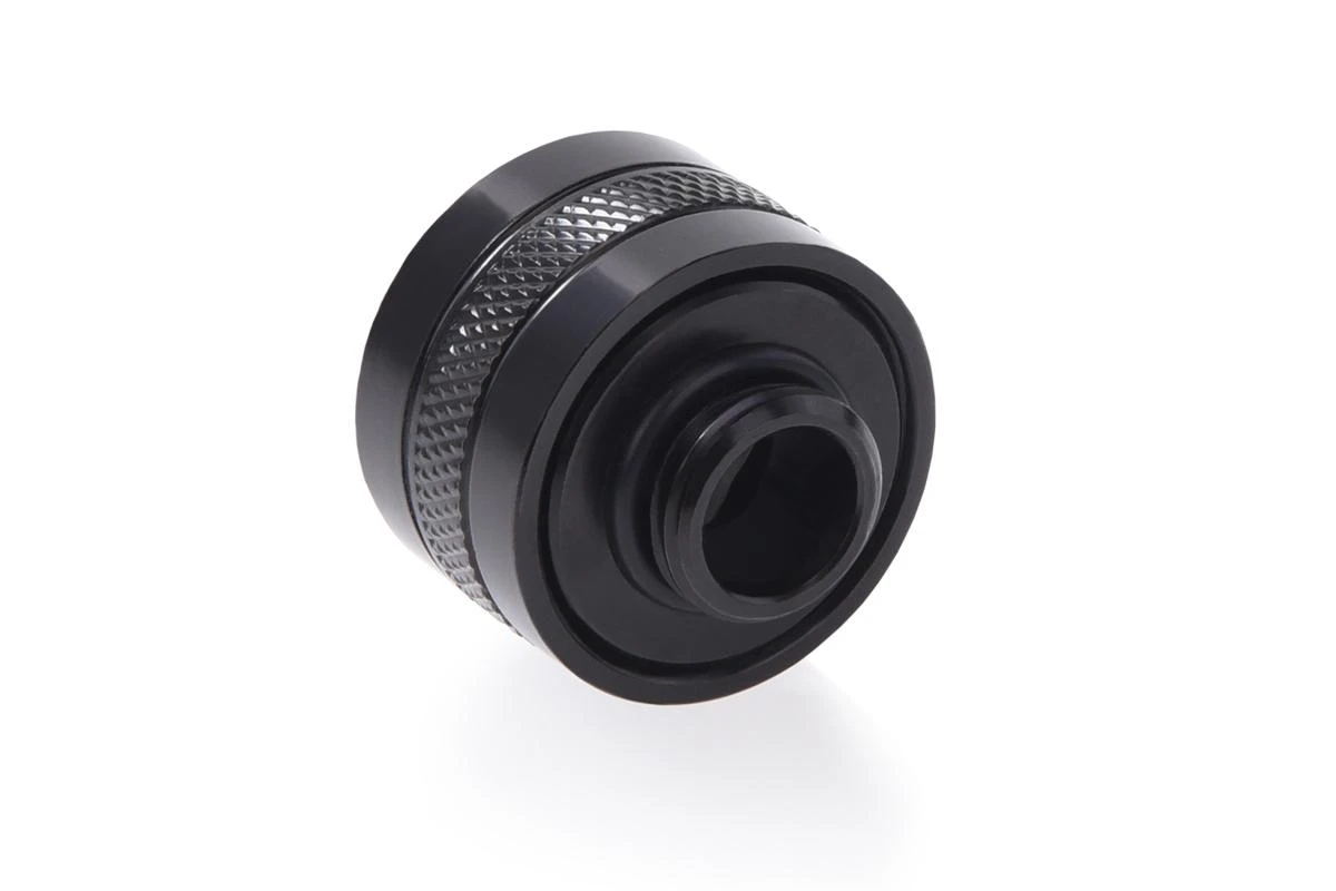 Juoda Alphacool 16mm kieto vamzdžio jungtis