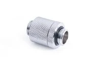 „Alphacool ES D“ kištukas, 20–35 mm, G1/4 išorinis sriegis į G1/4 išorinį sriegi, chromuotas