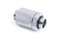 Alphacool ES D-Plug 25,5-40,5mm, G1/4 AG auf G1/4 AG – chrome