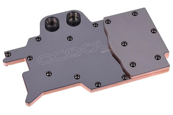 Alphacool vandens aušinimo blokas su metaliniu dangteliu