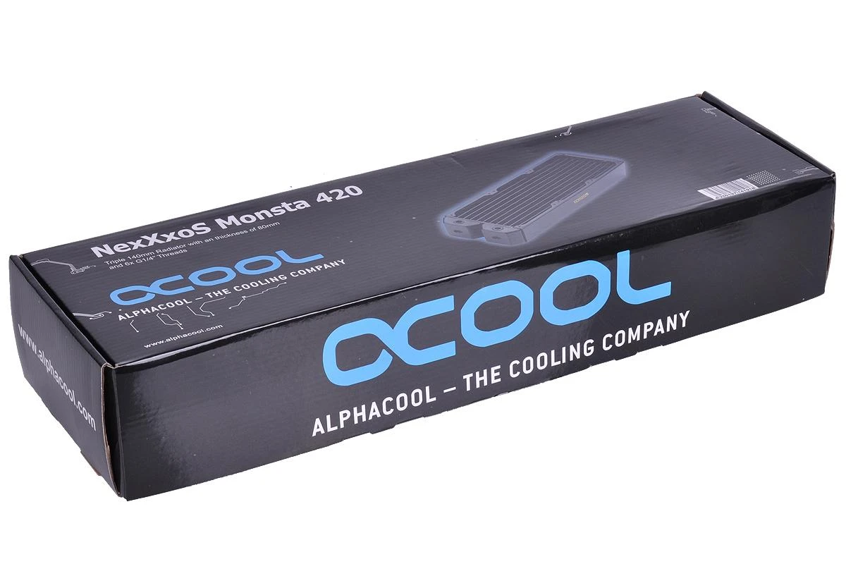 Alphacool NexXxoS Monsta Radiator – 420mm, juodas
