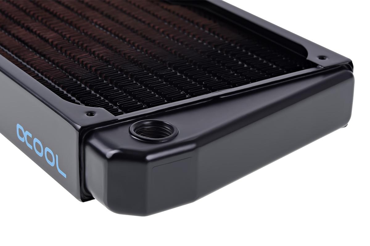Alphacool NexXxoS ST30 Full Copper X-Flow radiatorius - 240mm, juodas