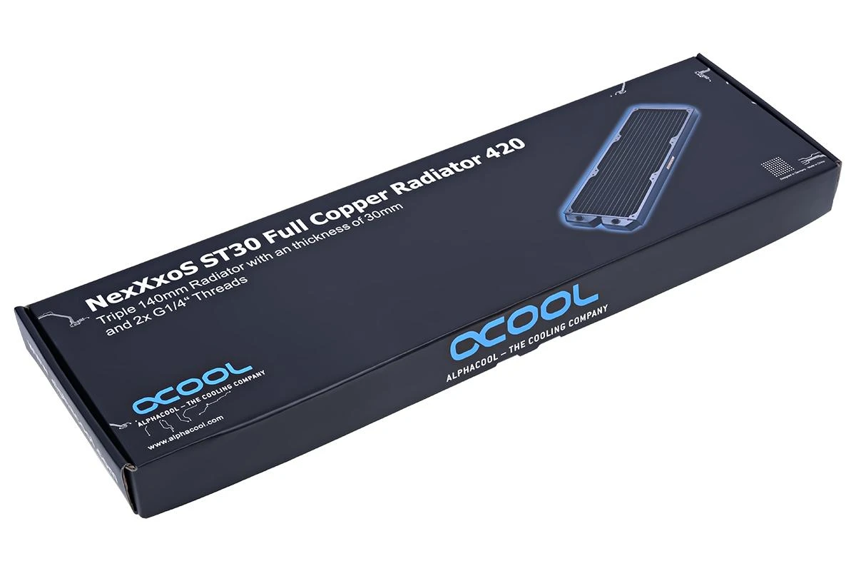 Alphacool NexXxoS ST30 visiškai varinis 420 mm radiatorius