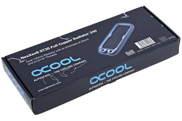 Alphacool NexXxoS ST30 visiškai varinis 240 mm radiatorius