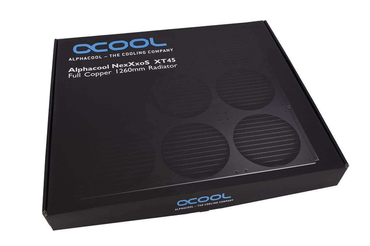 Alphacool NexXxoS XT45 Full Copper 1260mm Super Nova - juodas