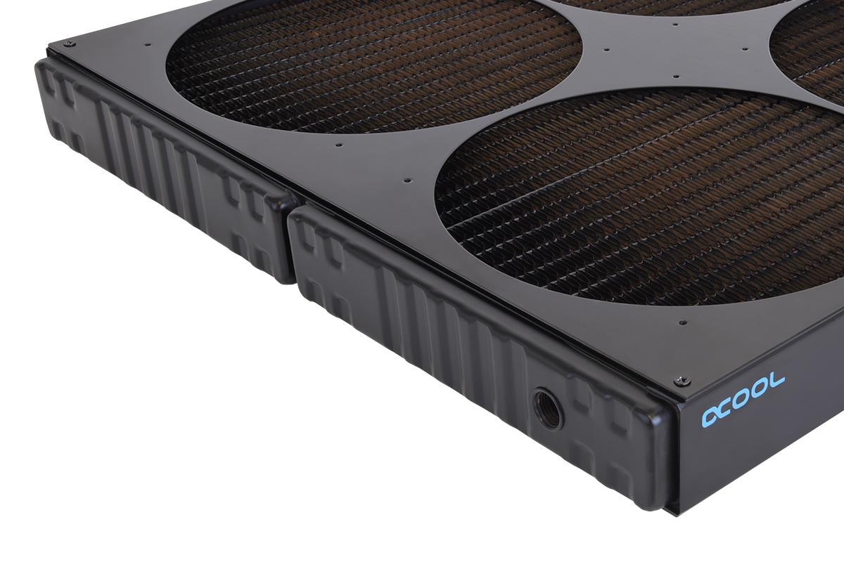 Alphacool NexXxoS XT45 Full Copper 1260mm Super Nova - juodas