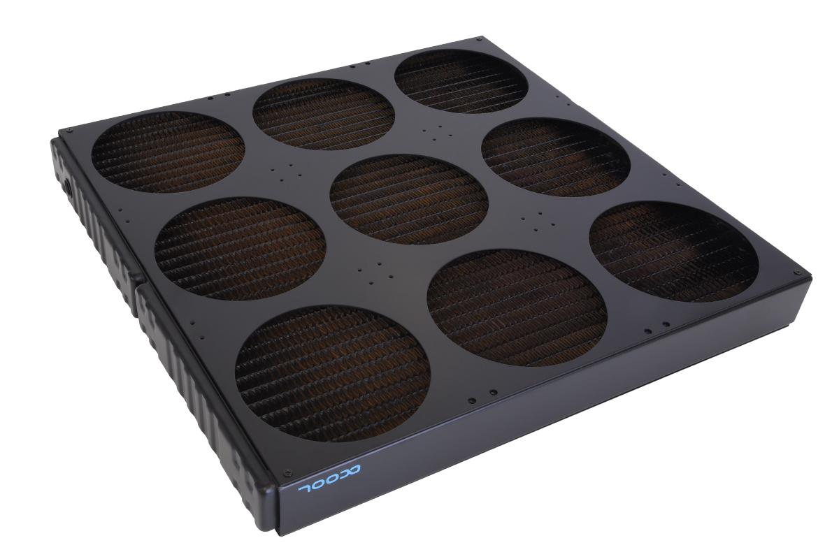 Alphacool NexXxoS XT45 Full Copper 1260mm Super Nova - juodas
