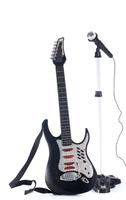 Music Muzika - Elektrinė gitara su mikrofonu ir stovu (501073)