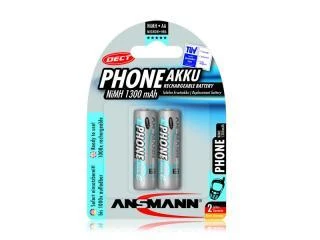 Ansmann 1300 mAh įkraunami akumuliatoriai pakuotėje