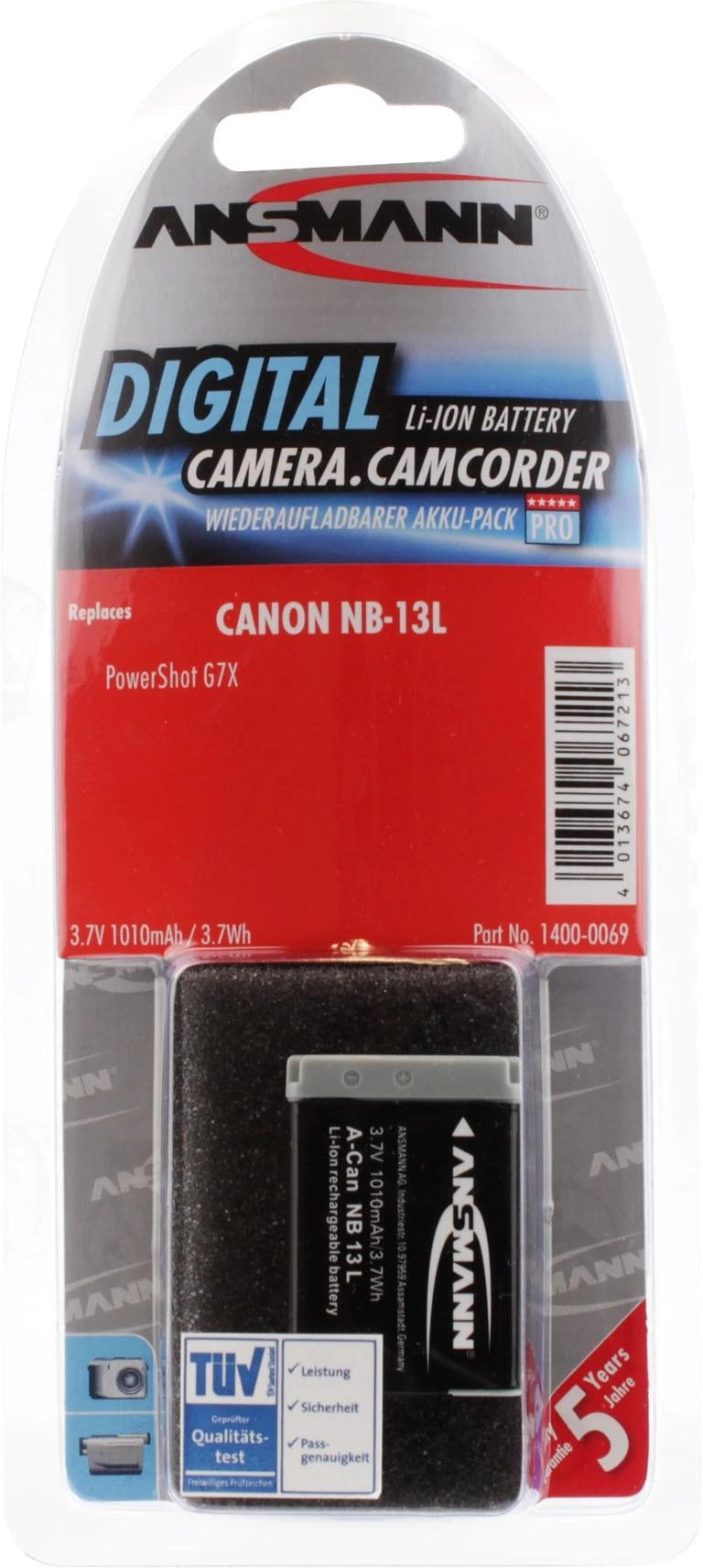 Ansmann A-Can NB-13L