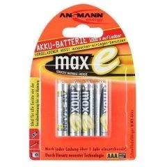 Ansmann maxE AAA 800mAh akumuliatoriai pakuotėje
