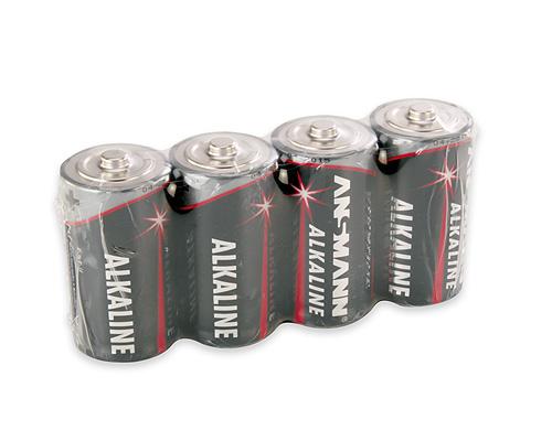 1x4 Ansmann Alkaline Baby C LR 14 raudona linija
