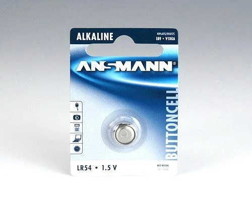 Ansmann Šarminė baterija LR 54, Vienkartinės baterijos, Šarminė, 1,5 V, 1 vnt., LR 54