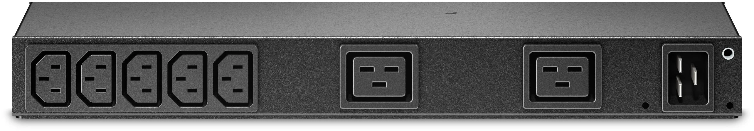 Apc Rack PDU, pagrindinis, 0U/1U, 100-240V/20A, 220-240V/16A, (7) C13, (2) C19