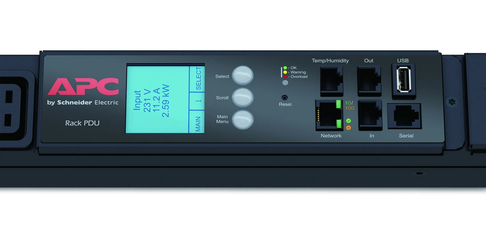 APC RACK PDU 2G, MATUOTA, ZEROU, 22.0KW (32A), 230V, (30) C13 ir (12) C19