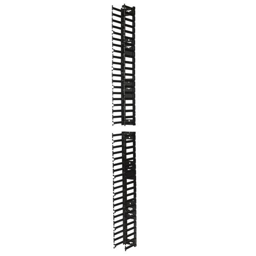 APC vertikalus kabelių tvarkiklis, skirtas „NetShelter SX“, 750 mm pločio, 42U (2 vnt.)