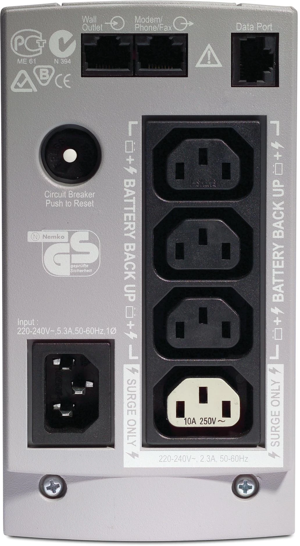 APC Back-UPS CS/350VA neprisijungęs