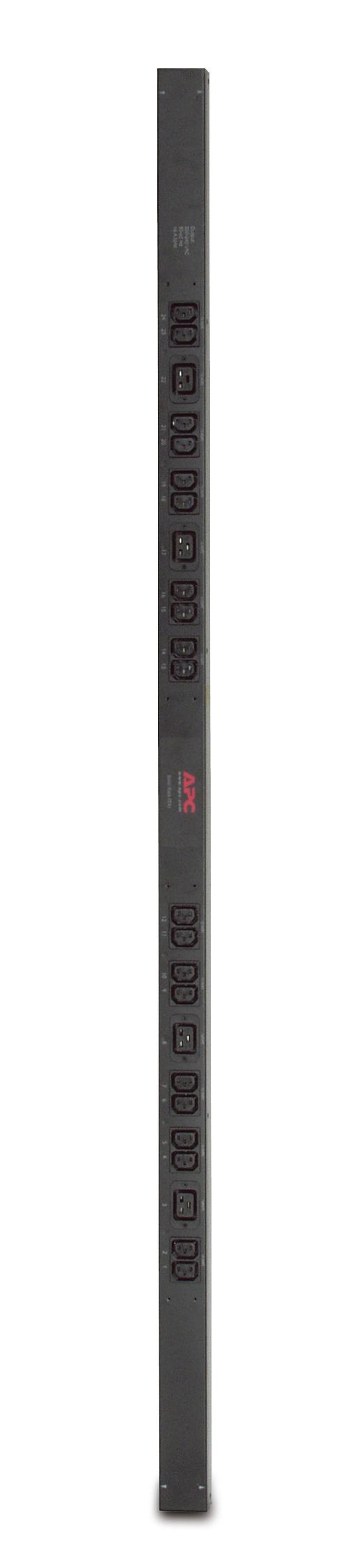 „Apc Rack“ PDU, „Basic“, „ZeroU“, 16A, 230 V, (20) C13 ir (4) C19; IEC309, 10 pėdų laidas
