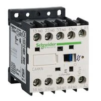 Schneider Electric PAGALBINĖS GRANDINĖS KONTAKTERIUS 3NO1NC GNYBTAS 24VDC