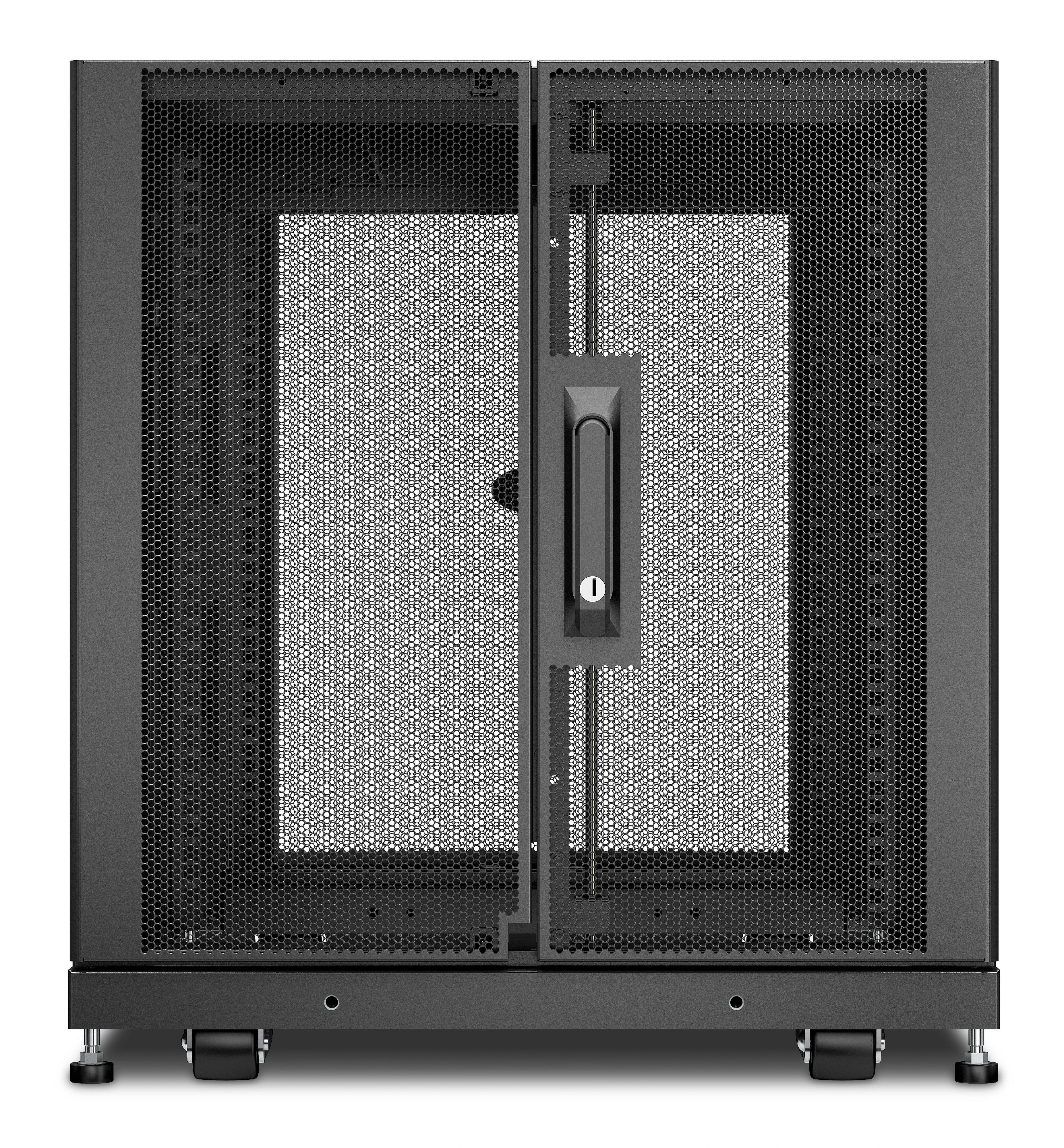 APC NETSHELTER SX 12U SERVER RACK ENCLOSURE 600MM X 900MM W/ SIDES Juodas