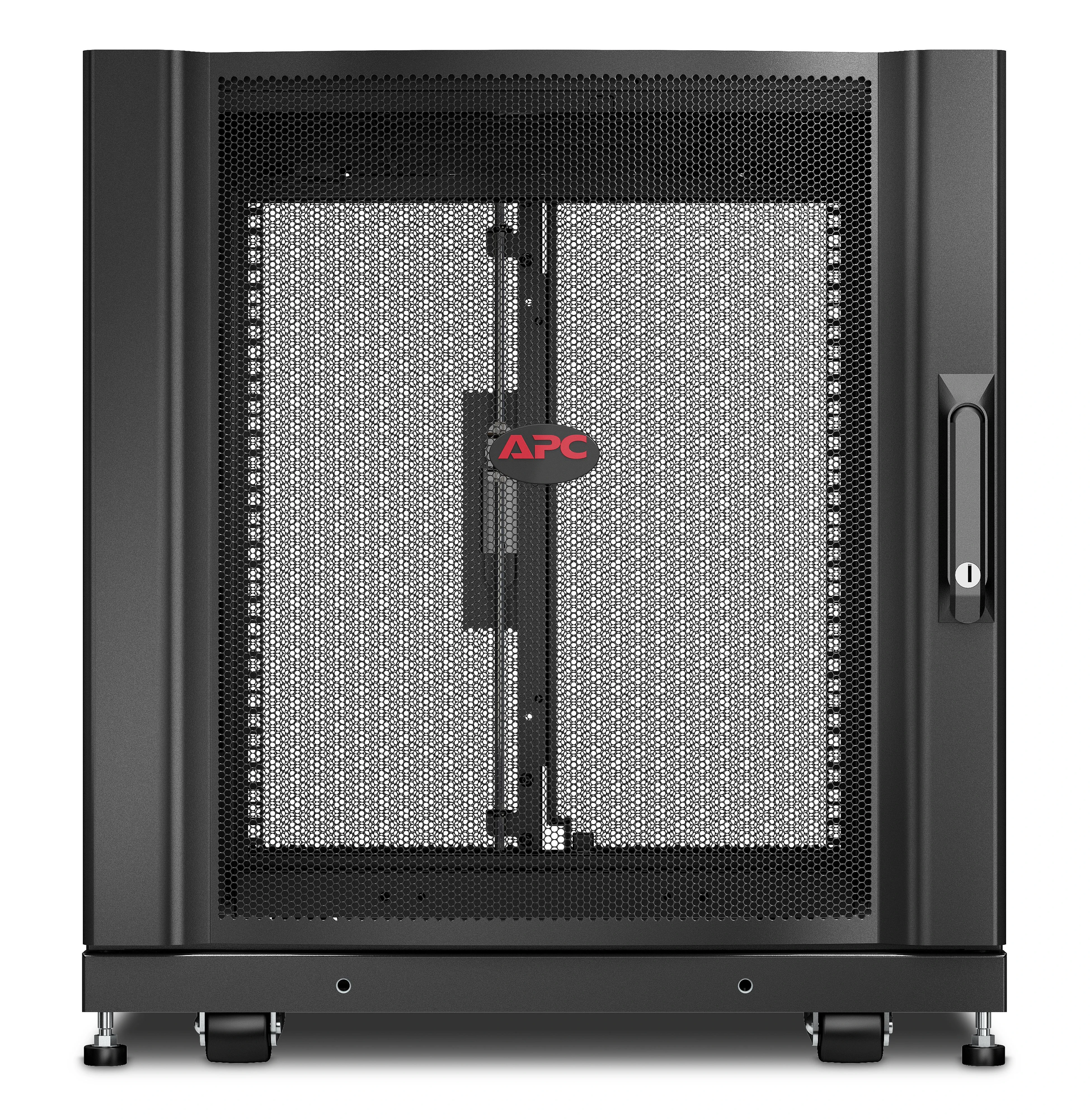 APC NETSHELTER SX 12U SERVER RACK ENCLOSURE 600MM X 900MM W/ SIDES Juodas