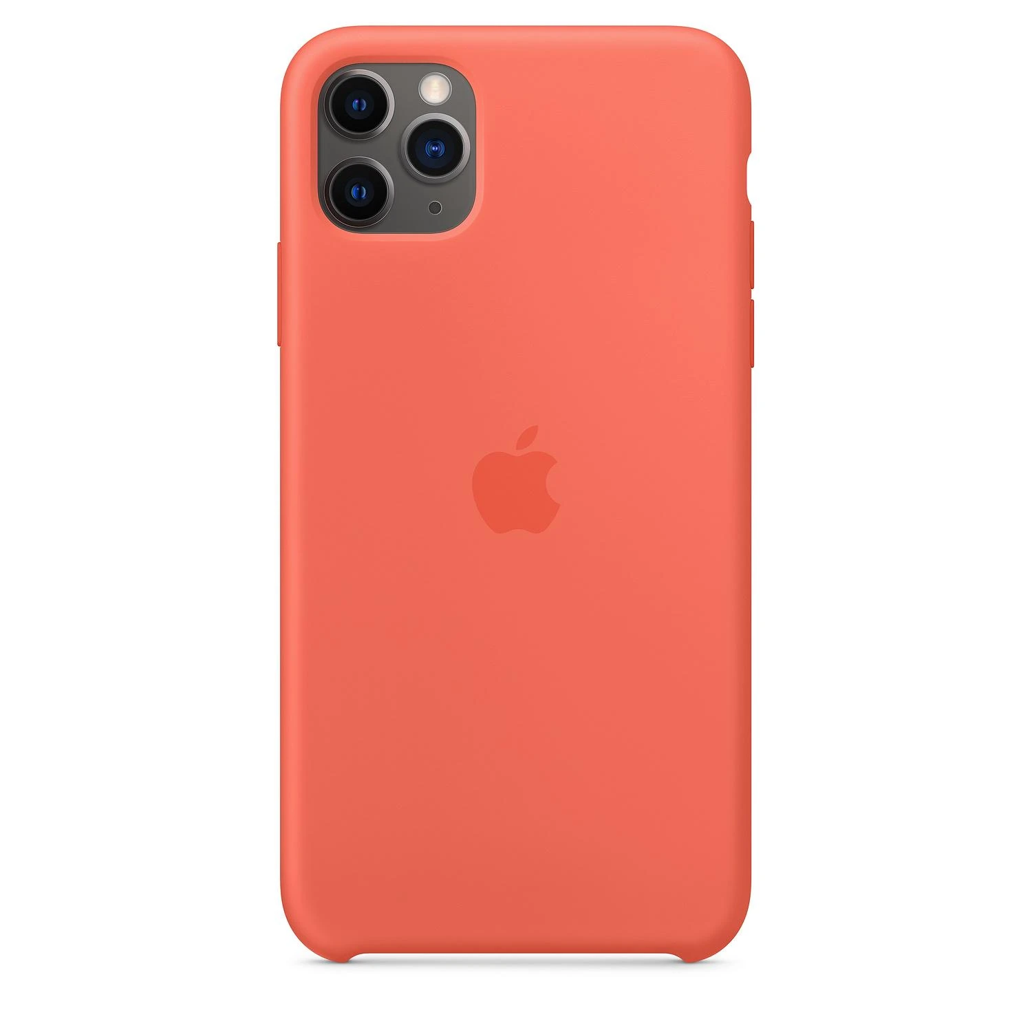 Apple iPhone 11 Pro Max Silikoninis dėklas - Clementine (Oranžinis)