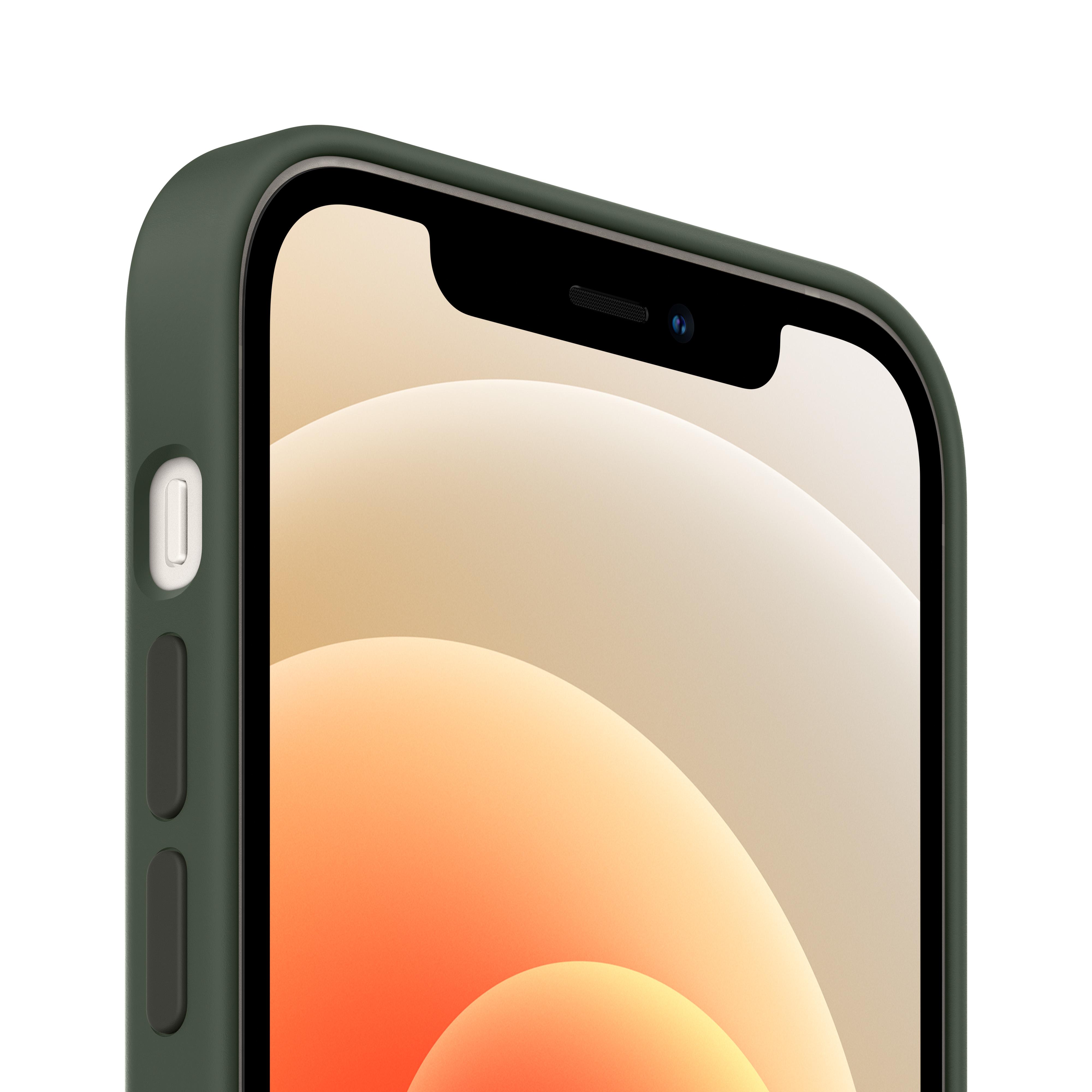 Apple iPhone 12, 12 Pro Silikoninis dėklas su MagSafe, Žalias (Cyprus Green)