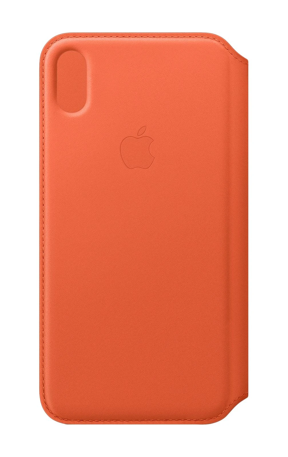 Apple iPhone XS Max odinis atverčiamas dėklas - Oranžinis