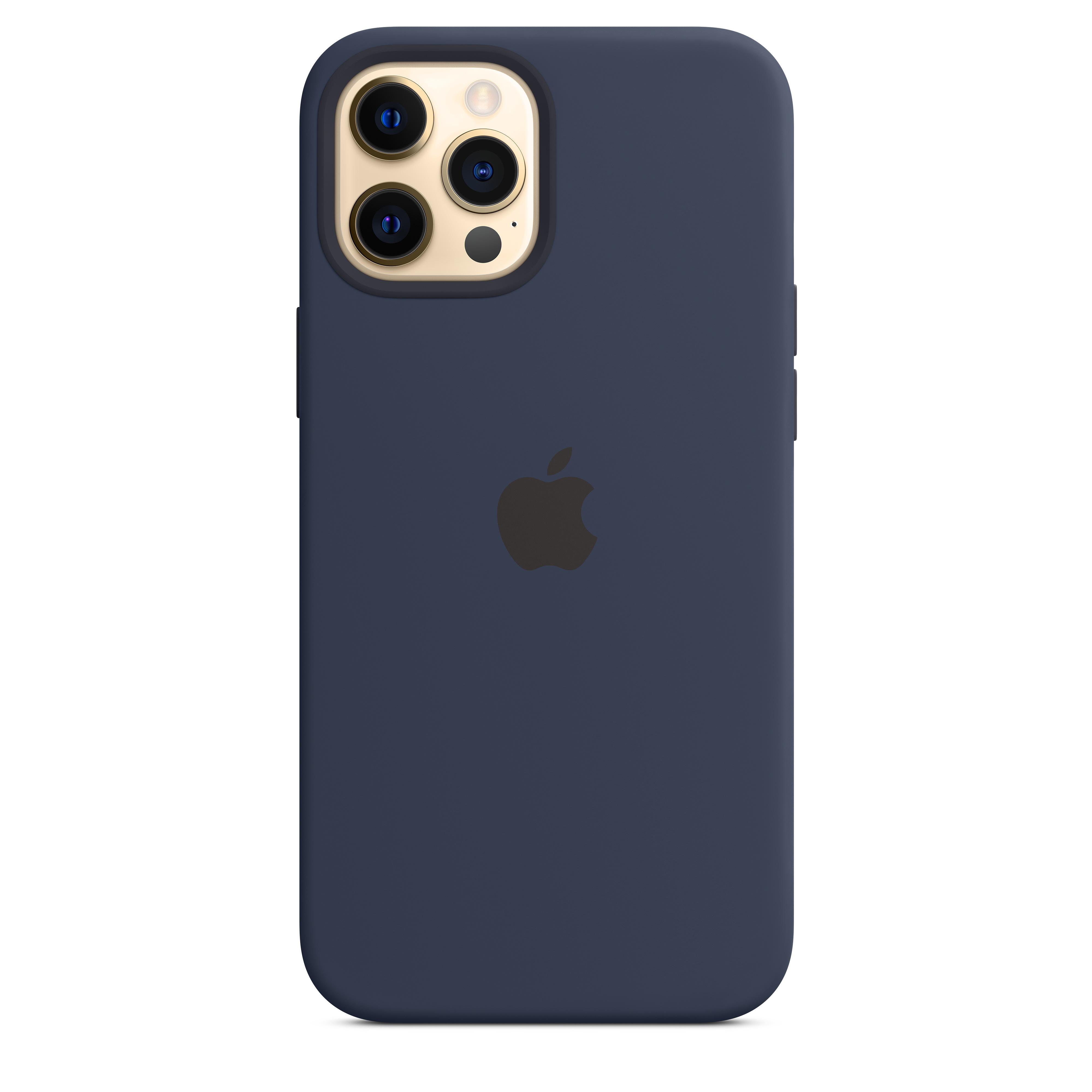 Apple „iPhone 12 Pro Max“ silikoninis dėklas su „MagSafe“ – „Deep Navy“.
