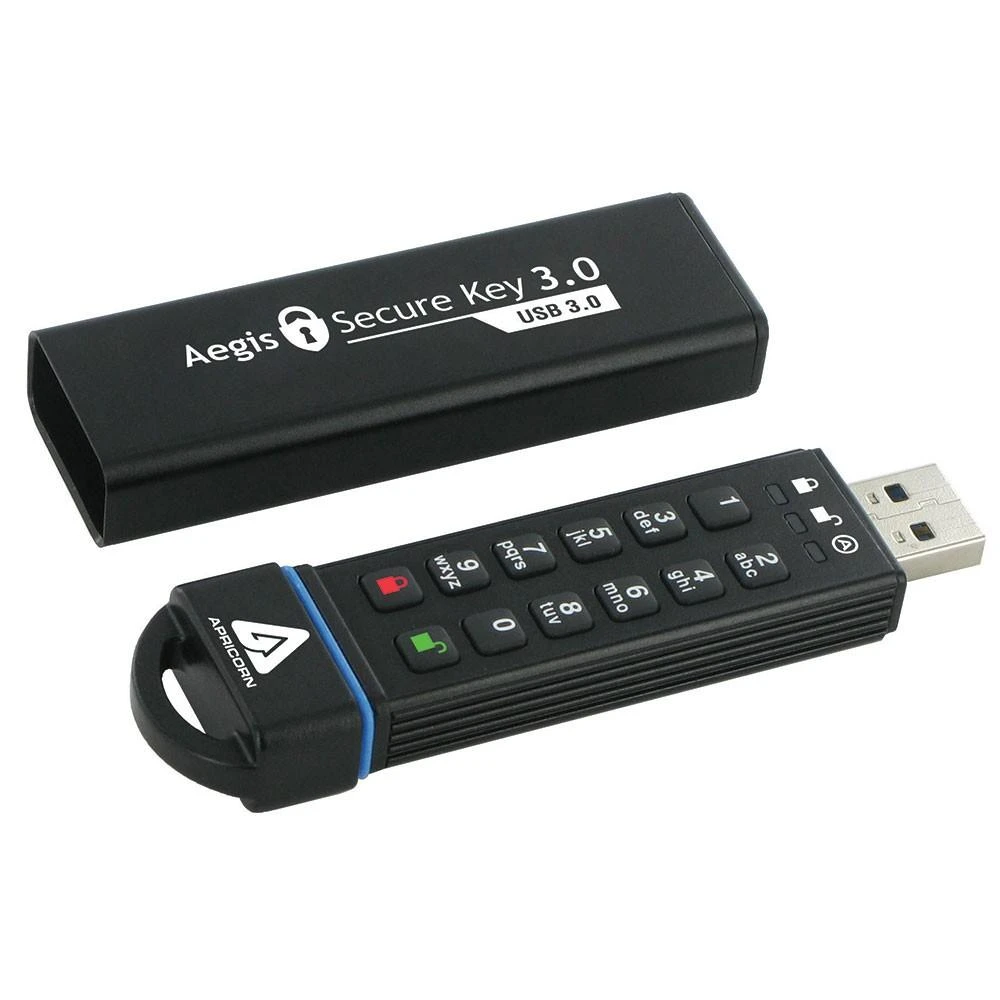 Pendrive Apricorn Aegis Secure Key 3.0, 120 GB (ASK3–120 GB)