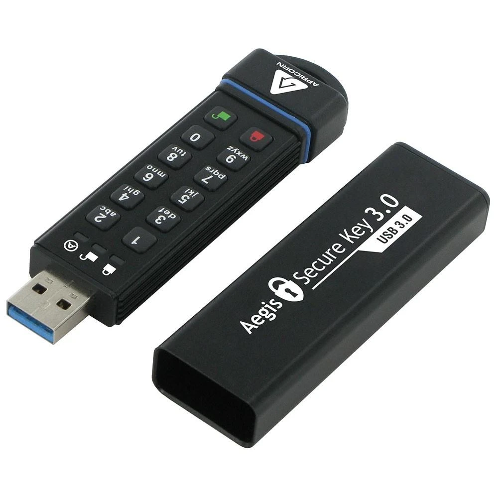 Pendrive Apricorn Aegis Secure Key 3.0, 120 GB (ASK3–120 GB)