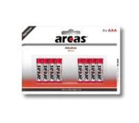 Arcas AAA šarminės baterijos, 8 vnt. pakuotė